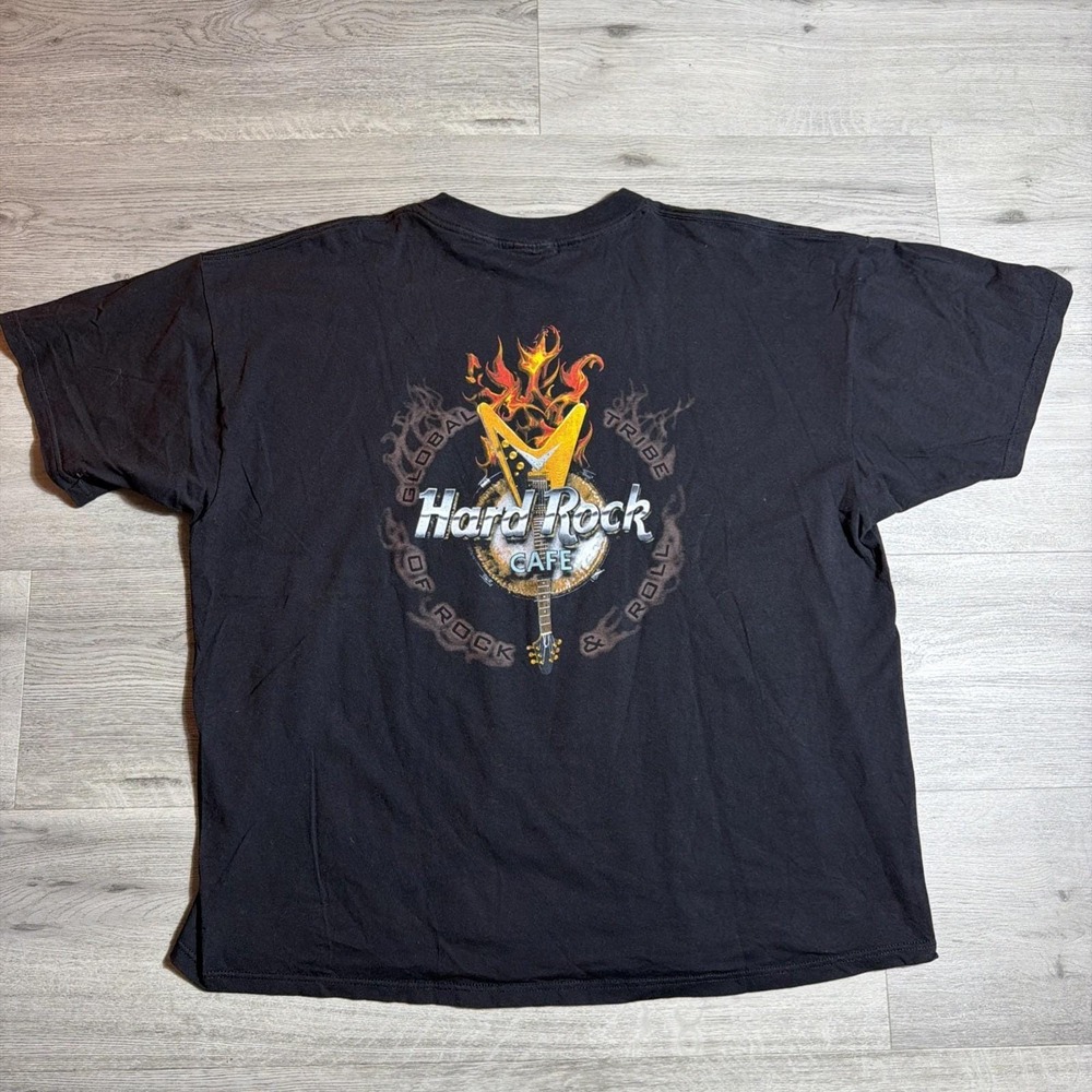Vintage 1998‎ Hard Rock Cafe Myrtle Beach T Shirt XXL Black USA Rock Tee